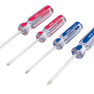 Juego de desarmadores 4 piezas mango PVC, Pretul JD-4TP 20212 Pretul