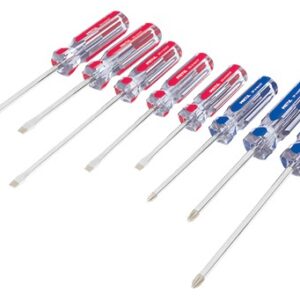 Juego de desarmadores 8 piezas mango PVC  JD-8TP 20213 Pretul