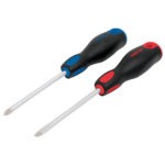 Duo de desarmadores 1/4x4 mango Comfort Grip  DUO-1/4X4BP 20215 Pretul