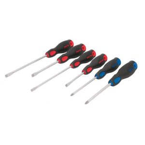 Juego de desarmadores 6 piezas mango Comfort Grip, Pretul JD-6BP 20220 Pretul