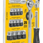 Juego de dados cuadro 1/4 y 3/8 25 piezas  JUDA-25P 21162 Pretul