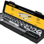 Juego de dados cuadro 1/2 17 pzas standard JD-1/2X17SAE-P 21172 Pretul