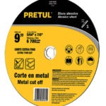 Disco corte fino de metal, tipo 1, 9', 2 mm, Pretul DICOF-9020P 22347 Pretul