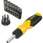 Desarmador matraca y 13 puntas DES-14P 22974 Pretul