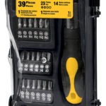 Juego de dados cuadro 1/4 39 piezas  JUDA-39P 23971 Pretul