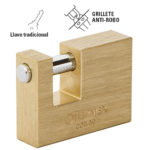 Candado antipalanca 50mm COR-50 43355 Hermex