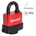 Candado laminado recubierto de plástico 40 mm CMR-40 43367 Hermex