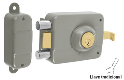 Cerradura izquierda de sobreponer doble cerrojo  CS-90I 43483 Hermex