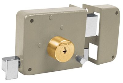 Cerradura de sobreponer  instala-fácil  llave tetra dererecha CS-85D 43578 Hermex