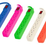 Multicontacto 6 entradas con interruptor colores a granel MUL-6EG 46021 Volteck