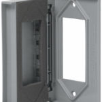 Placa 1 ventana para intemperie metálica Classic PPIN-CL 46428 Volteck