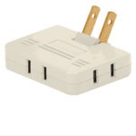 Multicontacto triple tipo bisagra entradas laterales MUL-340 46812 Volteck