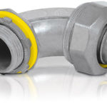Conector liquid tight 1/2 curvo pulgada CLQ-1/2C 46933 Volteck