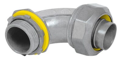 Conector liquid tight 1 pulgada curvo CLQ-1C 46935 Volteck
