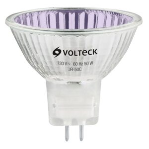 Foco de halógeno tipo JR 50w transparente  JR-50C 47254 Volteck