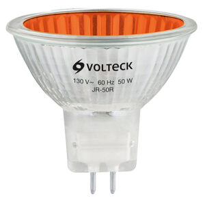 Foco de halógeno tipo JR 50w rojo  JR-50R 47255 Volteck