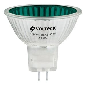 Foco de halógeno tipo JR 50w verde  JR-50V 47257 Volteck