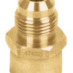 Niple para gas 1/2 X 1/2  campana de latón CLG-495 47432 Foset