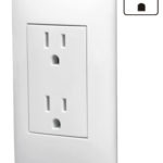 Contacto dúplex 2 polos + tierra color blanco CODO-OB 48309 Volteck