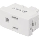 Contacto sencillo 2 polos + tierra color blanco COA-OB 48317 Volteck