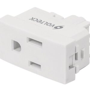 Contacto sencillo 2 polos + tierra color blanco COA-OB 48317 Volteck