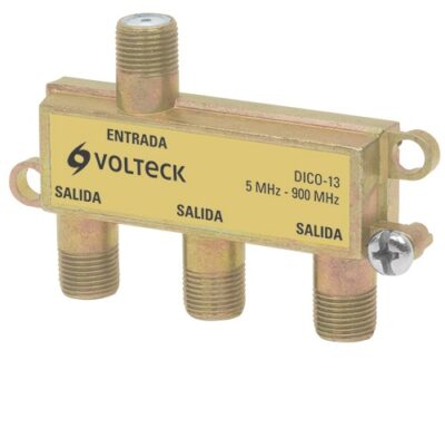 Divisor coaxial de 1 entrada y 3 salidas DICO-13 48476 Volteck