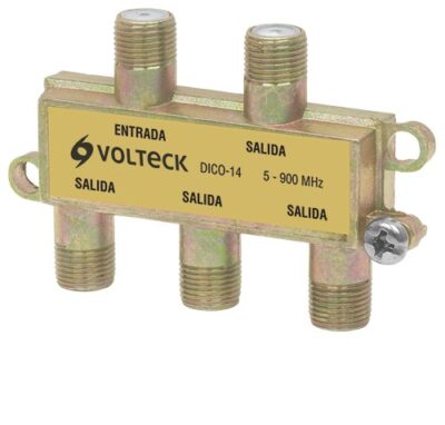 Divisor coaxial de 1 entrada y 4 salidas DICO-14 48477 Volteck