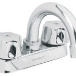 Mezcladora lavabo hexagonales cuello curvo M-050 49236 Foset basic