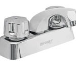 Mezcladora plástico lavabo, cuello corto, manerales estándar MP-048 49281 Foset