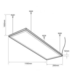 Panel led 30x120 tecnolite 1