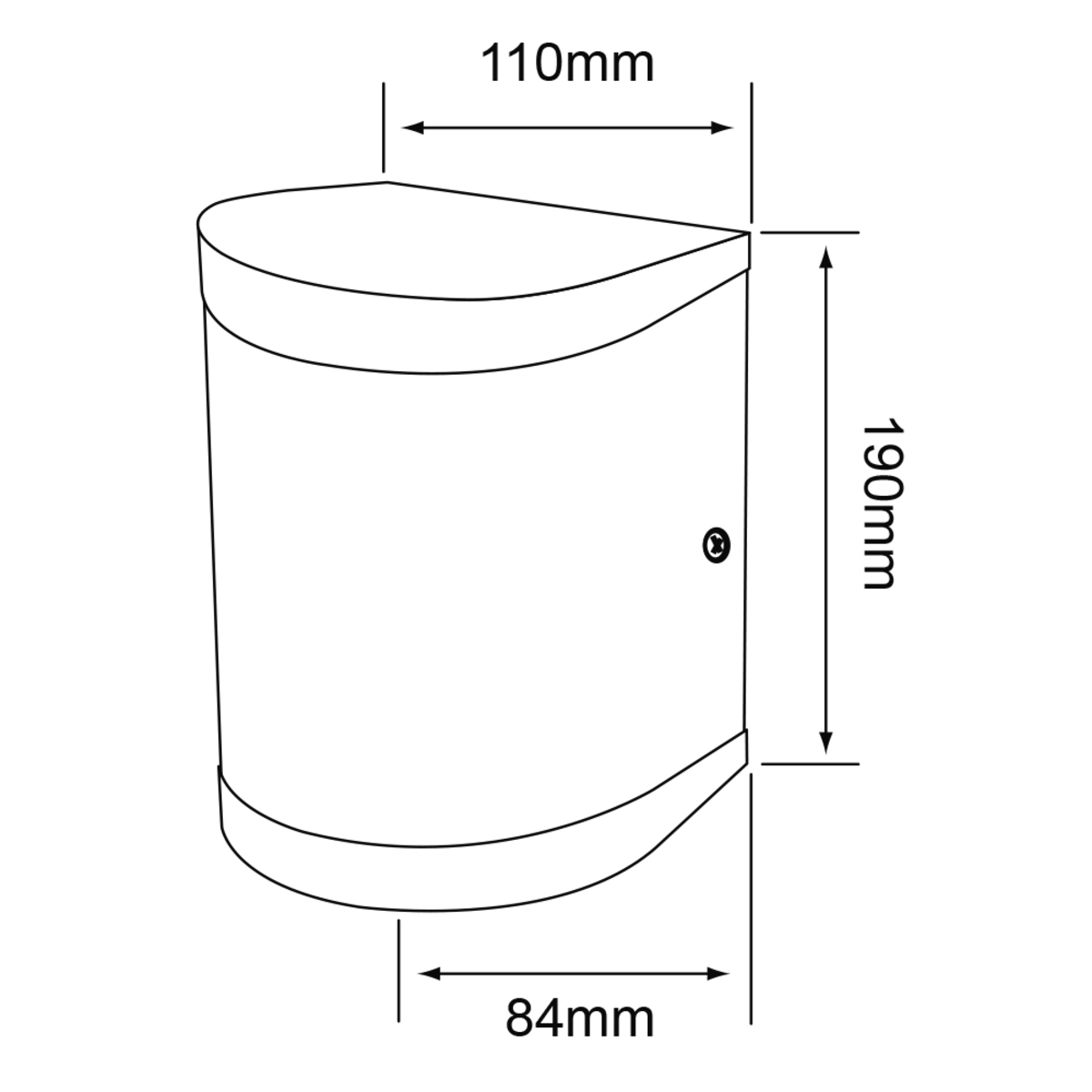 HLED 844 30 CR Tecnolite Lampara De Pared Led 14 5w 3000k Barato 