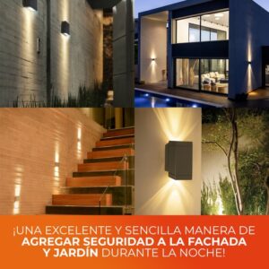 HLED-842/30/G tecnolite Luminaria led arbotante 14.5W 3000K 2