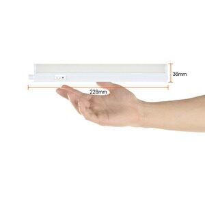 Luminaria led lineal con apagador 4w 4000K Tecnolite precio