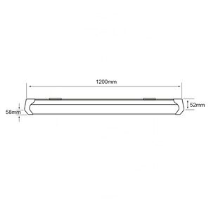 Luminaria lineal led Tecnolite 36w 4000k 