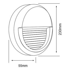 Luz led de cortesia exterior 9.5w tecnolite