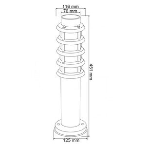 Mini poste de luz para jardin Tecnolite precio 