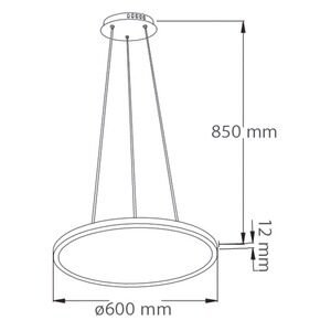 PAN-LED-R60-40 medidas