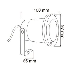 Reflector sumergible led 50W 3000K Tecnolite precio 