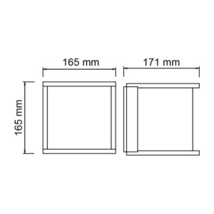 H-1200/S tecnolite Arbotante de pared exterior 1