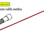 EXTENSION DE METAL PARA RODILLO 1.20  2.40 MTS LION TOOLS
