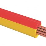 Cable THW calibre 8 color rojo 100 metros SANELEC 4072