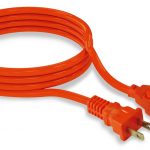 Extensión uso rudo 10 metros naranja 2x16 SANELEC 2410
