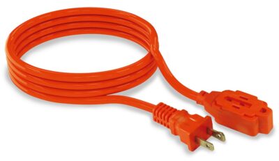 Extensión uso rudo 8 metros naranja2x16 SANELEC 2409