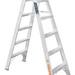 Escalera de tijera doble 5 escalones tipo ll ESTD-25 10496 Truper