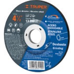 Disco para desbaste de acero inoxidable, 4-1/2' ABT-372 10668 Truper
