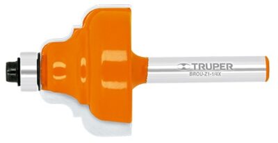 Broca para router, zafiro, 1-1/4', con balero BROU-Z1-1/4X 10675 Truper