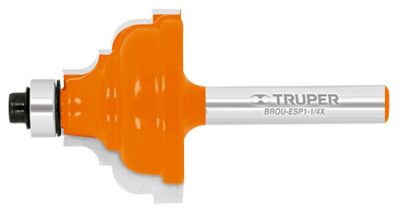 Broca para router española 1 1/4 pulgada con balero BROU-ESP1-1/4X 10676 Truper
