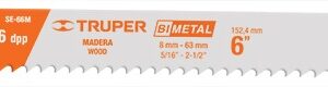 Segueta sierra sable 6' 6 DPP recta para madera SE-66M 10787 Truper
