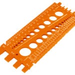 Regleta calibradora de tuercas y tornillos, 22 cm REGLA-22 10811 Truper