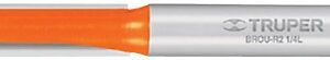 Broca para router, recta 2 filos, 1/4', mediana BROU-R2-1/4M 11452 Truper